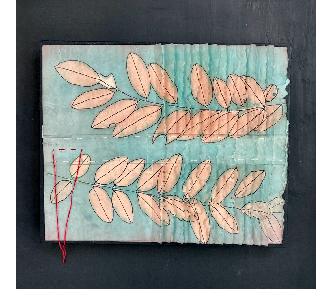 "Walking Words" - Helga Winter | PNW Fine Art & Craft Mixed Media | Olympia, WA Fine Art and Craft, since 1971